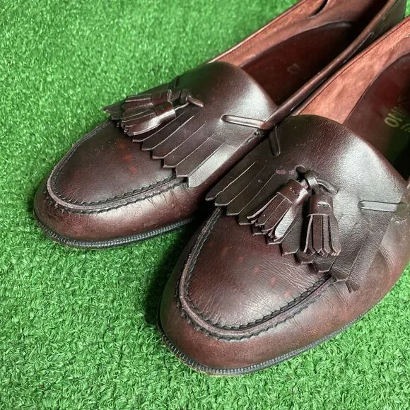 Salvatore Ferragamo Dress Shoes Ox blood Red Leather Italian  display picture 3